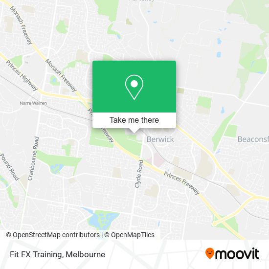 Fit FX Training map