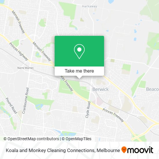 Koala and Monkey Cleaning Connections map