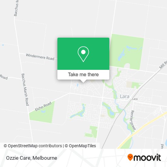 Ozzie Care map