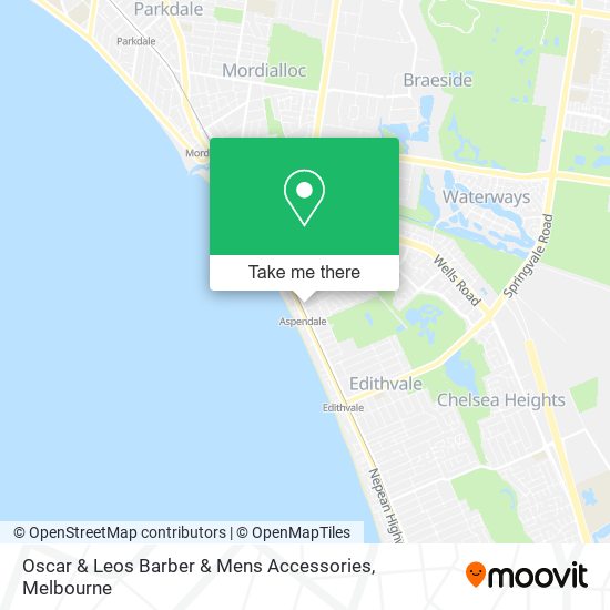 Oscar & Leos Barber & Mens Accessories map