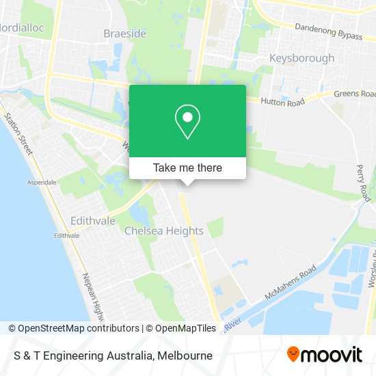 S & T Engineering Australia map