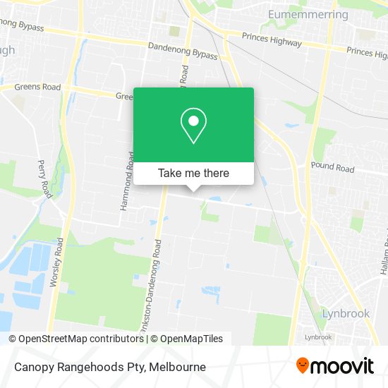 Canopy Rangehoods Pty map