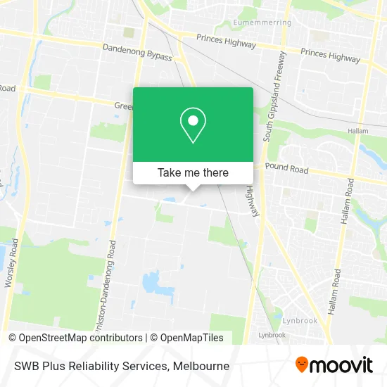 Mapa SWB Plus Reliability Services