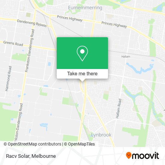 Racv Solar map