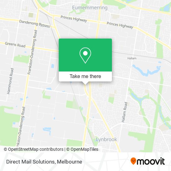 Direct Mail Solutions map