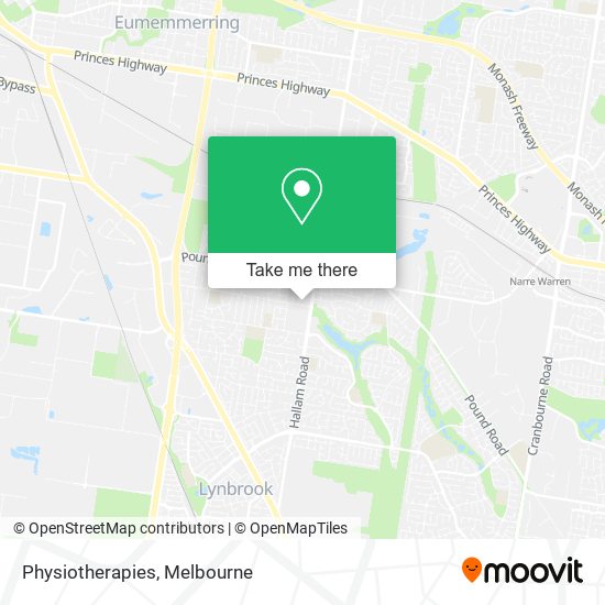 Physiotherapies map