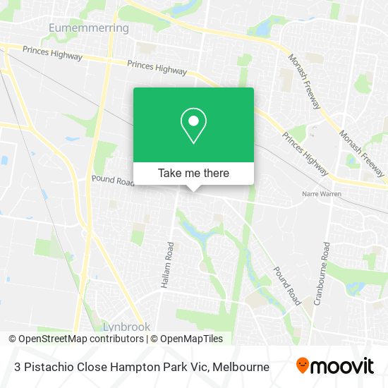 3 Pistachio Close Hampton Park Vic map