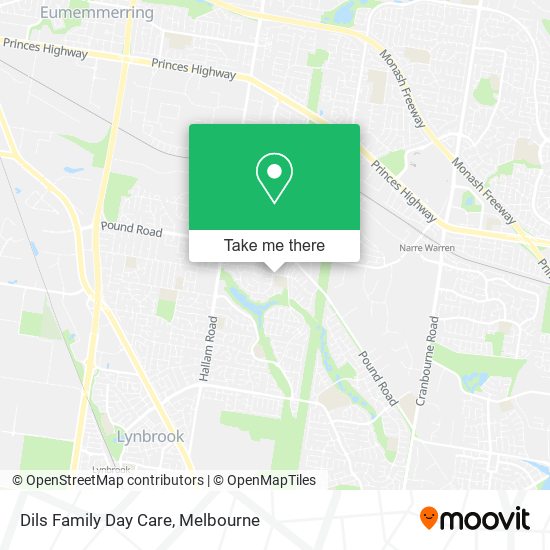 Dils Family Day Care map