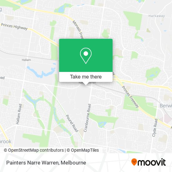 Mapa Painters Narre Warren