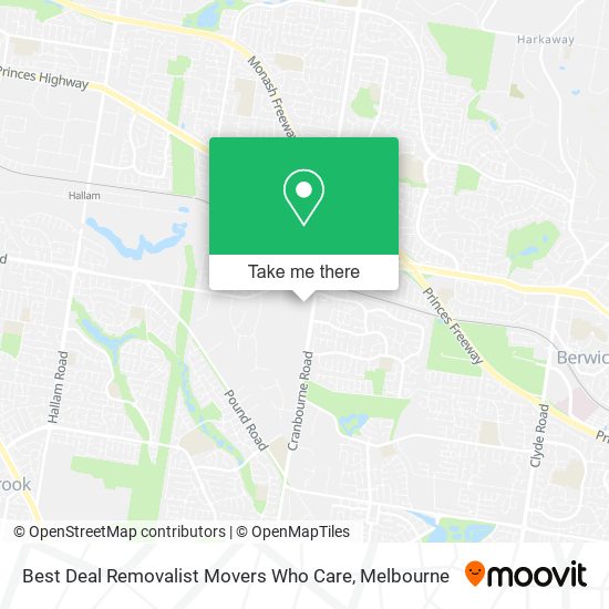 Best Deal Removalist Movers Who Care map