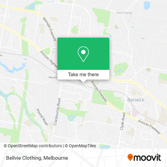 Bellvie Clothing map