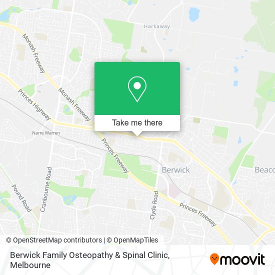 Berwick Family Osteopathy & Spinal Clinic map