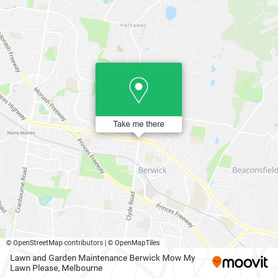 Lawn and Garden Maintenance Berwick Mow My Lawn Please map