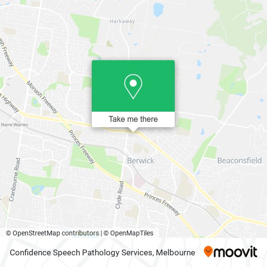 Mapa Confidence Speech Pathology Services