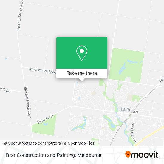 Brar Construction and Painting map