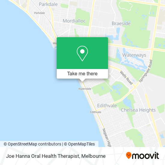Joe Hanna Oral Health Therapist map