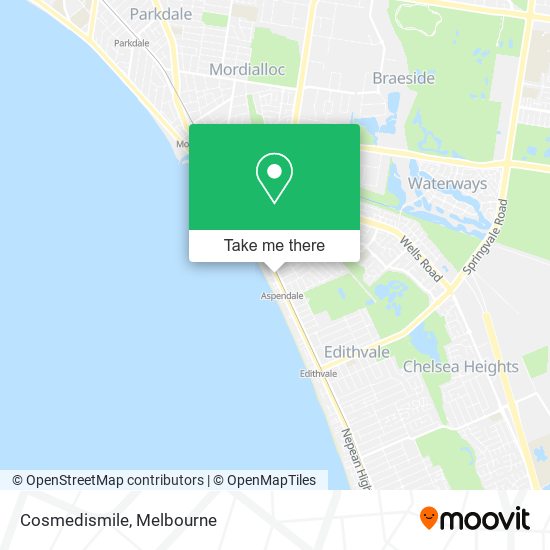 Cosmedismile map