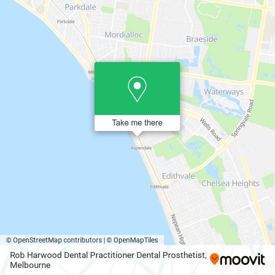 Rob Harwood Dental Practitioner Dental Prosthetist map