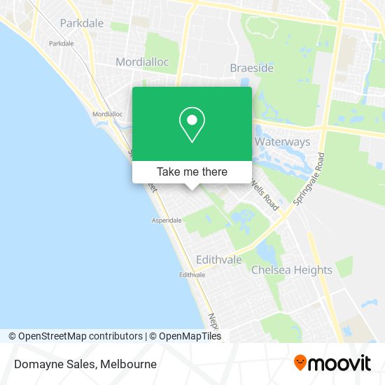 Domayne Sales map