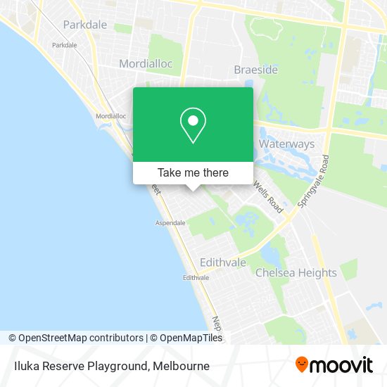Iluka Reserve Playground map