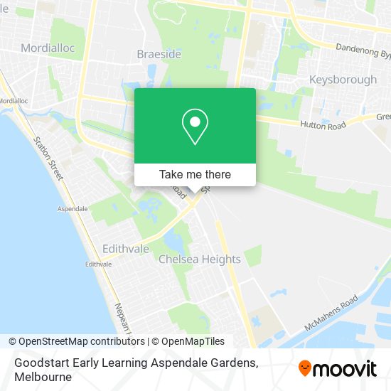 Goodstart Early Learning Aspendale Gardens map