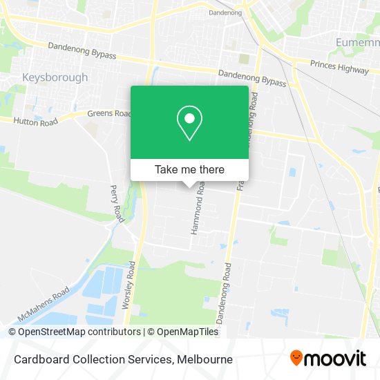 Mapa Cardboard Collection Services