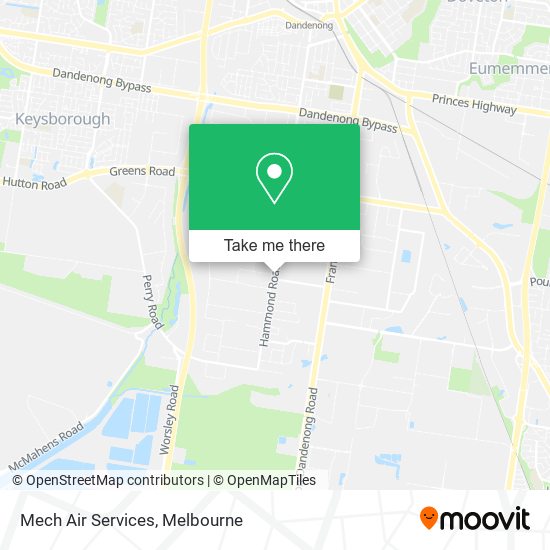 Mech Air Services map