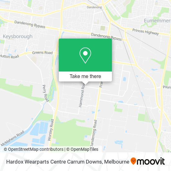 Hardox Wearparts Centre Carrum Downs map