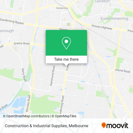 Construction & Industrial Supplies map