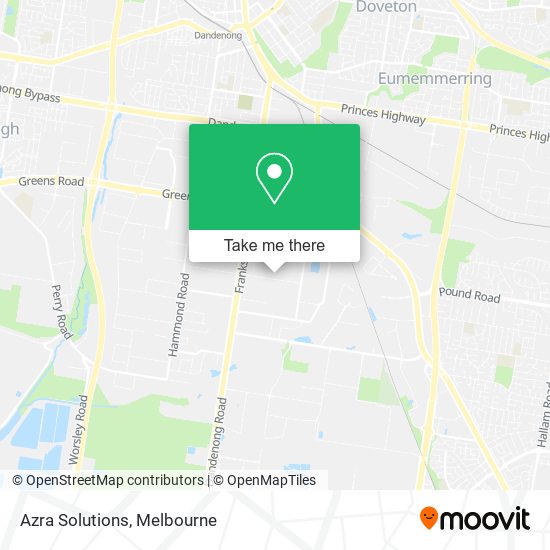 Azra Solutions map
