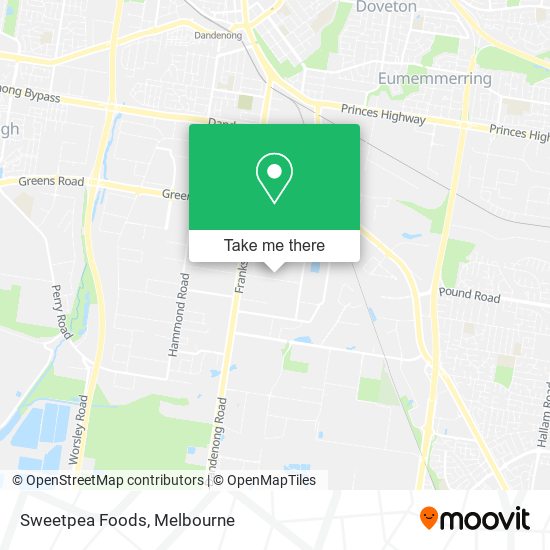 Sweetpea Foods map