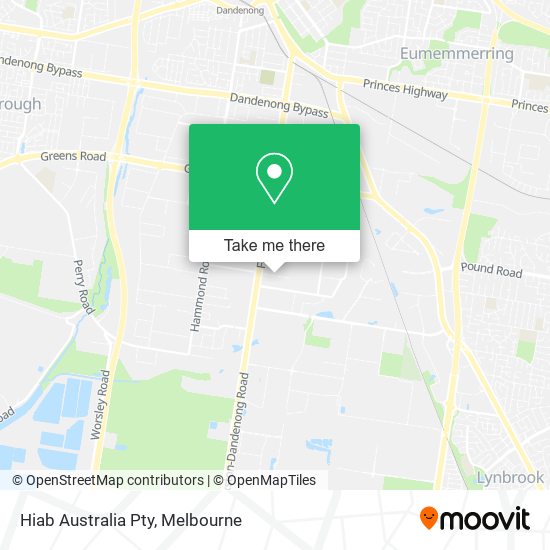 Hiab Australia Pty map