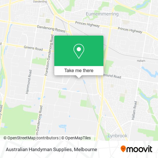 Australian Handyman Supplies map