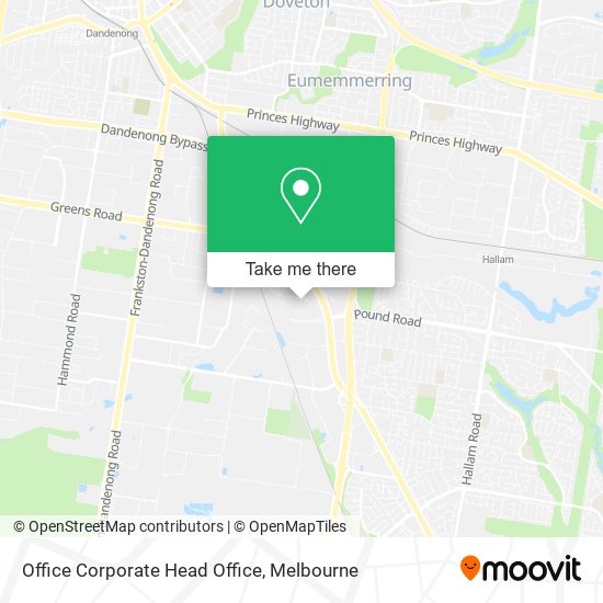 Office Corporate Head Office map