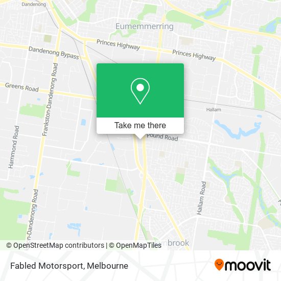 Fabled Motorsport map