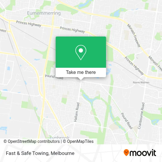 Mapa Fast & Safe Towing