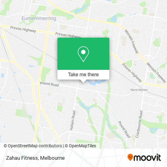 Zahau Fitness map