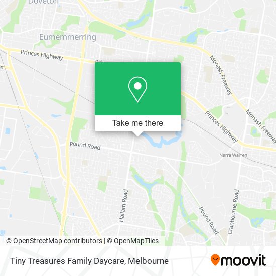 Tiny Treasures Family Daycare map