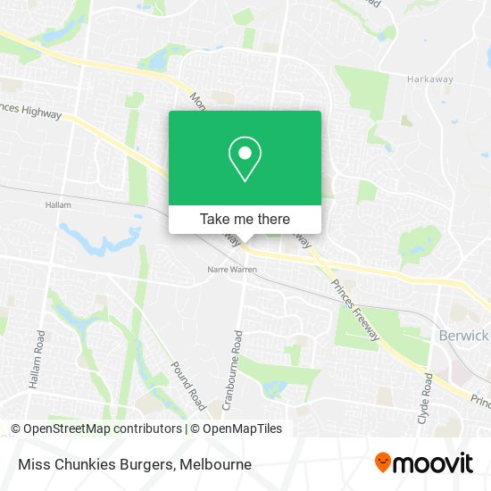 Miss Chunkies Burgers map