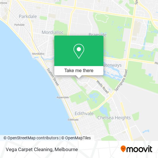 Vega Carpet Cleaning map