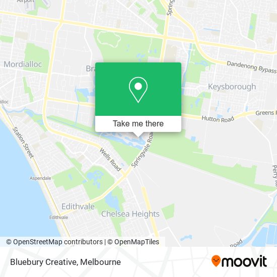 Bluebury Creative map