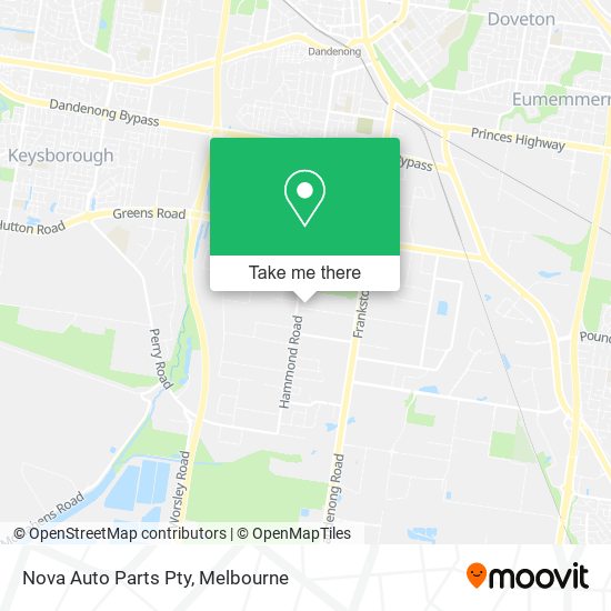 Nova Auto Parts Pty map