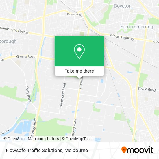 Flowsafe Traffic Solutions map