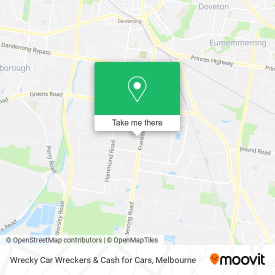 Wrecky Car Wreckers & Cash for Cars map