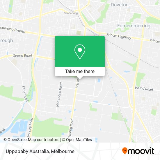 Uppababy Australia map