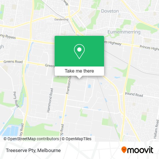 Treeserve Pty map