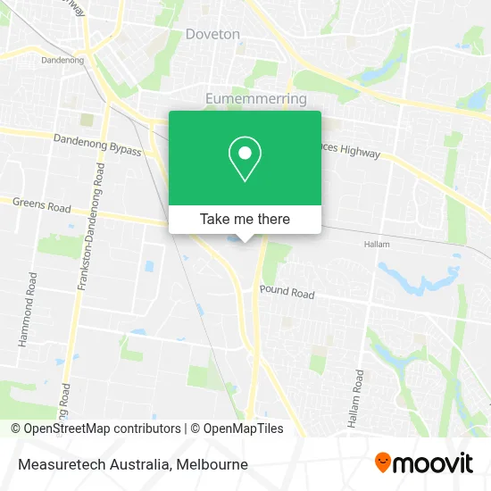 Mapa Measuretech Australia