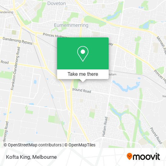 Kofta King map