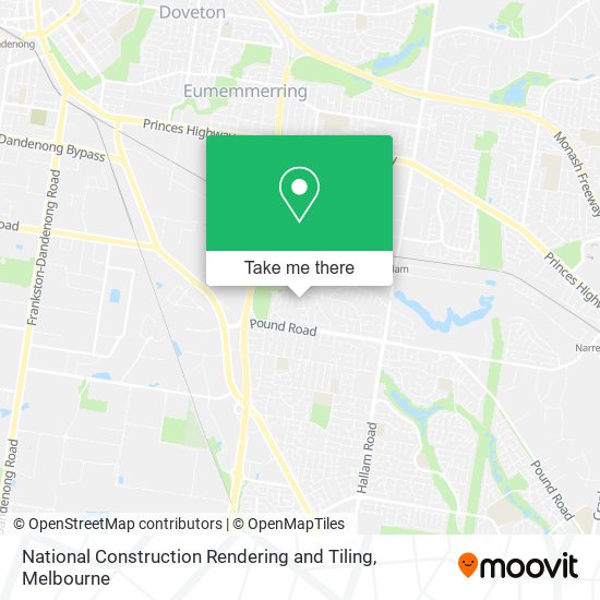 National Construction Rendering and Tiling map