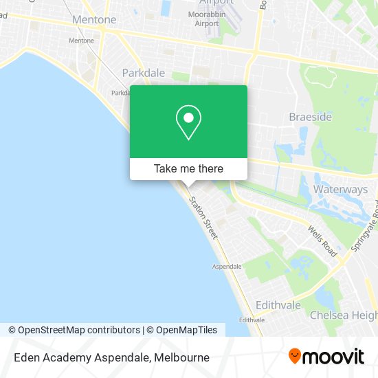 Eden Academy Aspendale map